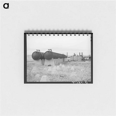 アートメモ帳-Big Spring Cotton Gin Wreckage
 - ラッセル リー Memo.