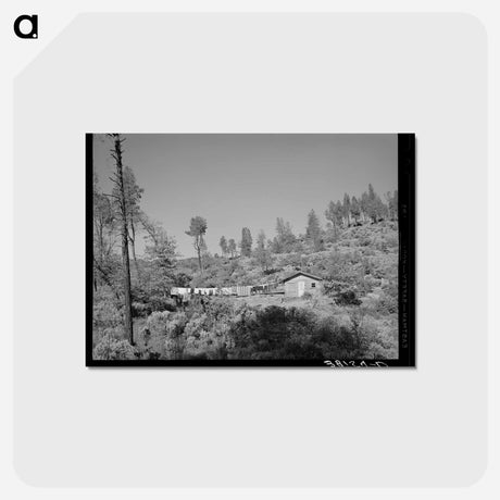 アートポストカード-Shasta Dam Workers' Homes
 - ラッセル リー Postcard.