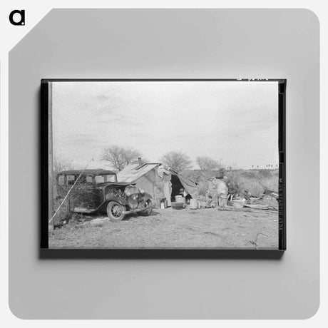 アートパネル-Migrant Workers' Camp
 - ラッセル リー Canvas.