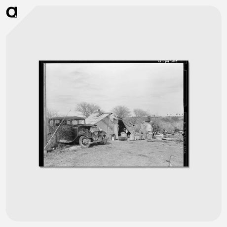 アートポストカード-Migrant Workers' Camp
 - ラッセル リー Postcard.