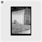 アートポストカード-Log Barn, Ericsburg
 - ラッセル リー Postcard.