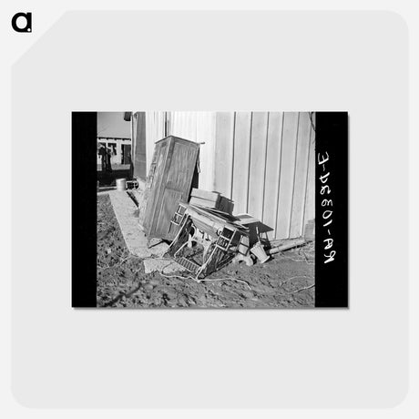 アートポストカード-Flood Damaged Furniture
 - ラッセル リー Postcard.