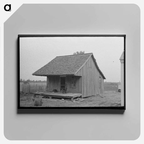 アートパネル-Sharecropper Cabin, Southeast Missouri Farms
 - ラッセル リー Canvas.