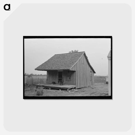アートポストカード-Sharecropper Cabin, Southeast Missouri Farms
 - ラッセル リー Postcard.