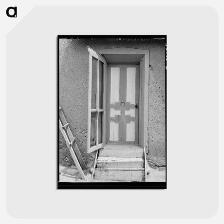 アートポストカード-Chamisal House Entrance
 - ラッセル リー Postcard.