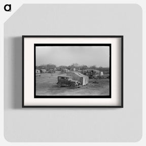 アートポスター-Migrant Camp, Edinburg, Texas
 - ラッセル リー Poster.