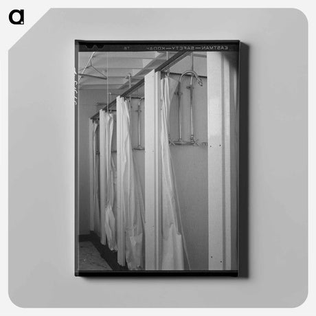 アートパネル-Showers at the FSA Trailer Camp
 - ラッセル リー Canvas.