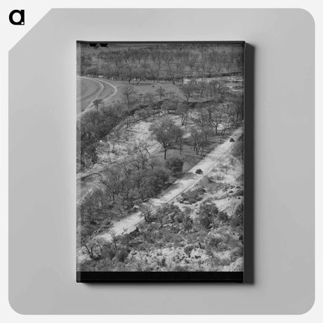 アートパネル-Kimble County Creek
 - ラッセル リー Canvas.