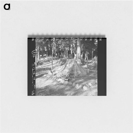 アートメモ帳-Tent of Indian Blueberry Picker
 - ラッセル リー Memo.