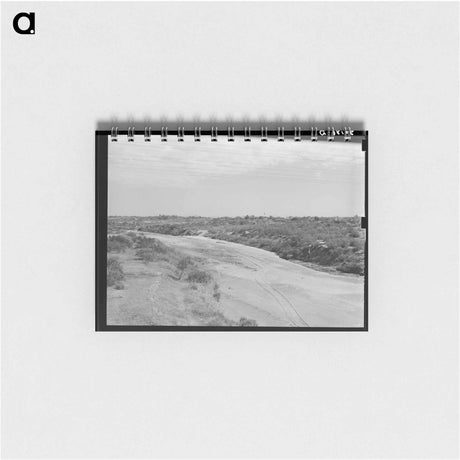 アートメモ帳-Wagon Tracks, Dry Riverbed
 - ラッセル リー Memo.