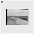 アートポストカード-Wagon Tracks, Dry Riverbed
 - ラッセル リー Postcard.