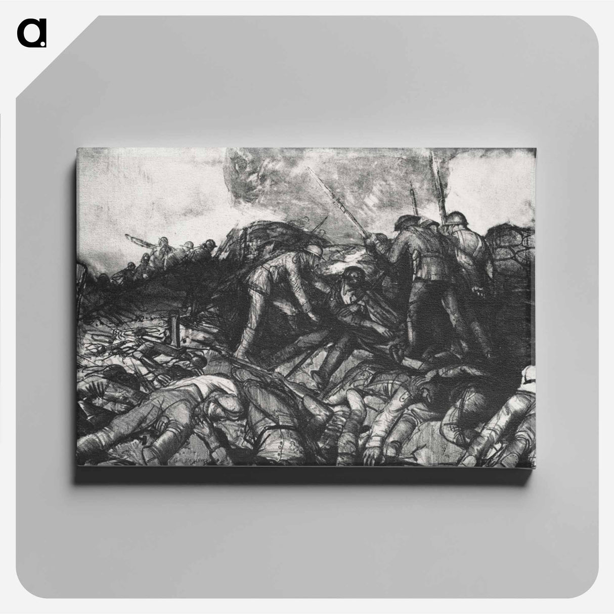 アートパネル-The Charge
 - ボストン公共図書館 Canvas.