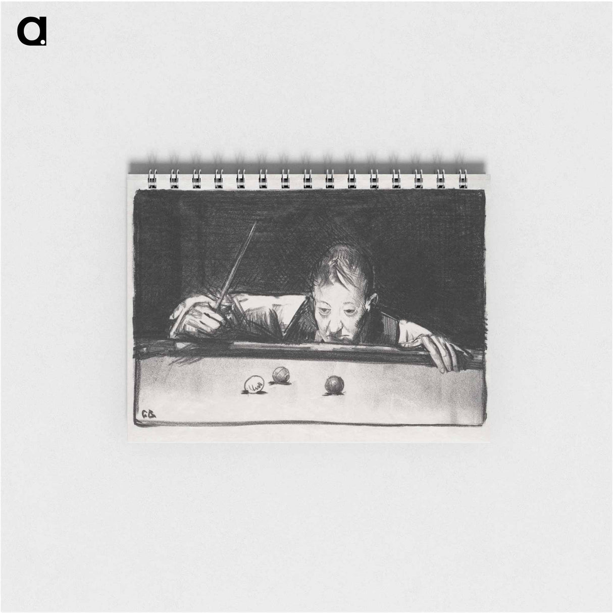 アートメモ帳-Indoor Athlete, First Stone
 - ボストン公共図書館 Memo.