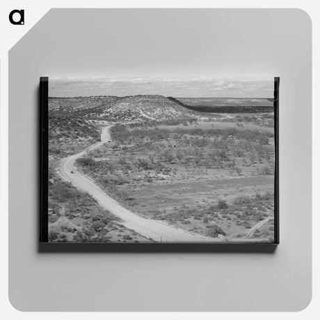 アートパネル-Kimble County Pasture
 - ラッセル リー Canvas.