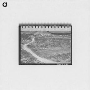 アートメモ帳-Kimble County Pasture
 - ラッセル リー Memo.