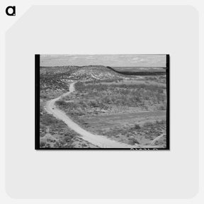 アートポストカード-Kimble County Pasture
 - ラッセル リー Postcard.