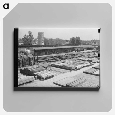 アートパネル-Railroad Yards, Marshall, Texas
 - ラッセル リー Canvas.