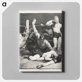 アートパネル-The Last Count
 - ボストン公共図書館 Canvas.