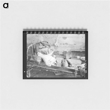 アートメモ帳-Bedroom in an Indiana Farmhouse After the Flood
 - ラッセル リー Memo.