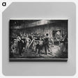 アートパネル-Business-men's Class
 - ボストン公共図書館 Canvas.