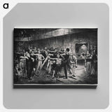 アートパネル-Business-men's Class
 - ボストン公共図書館 Canvas.