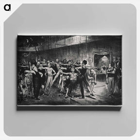 アートパネル-Business-men's Class
 - ボストン公共図書館 Canvas.