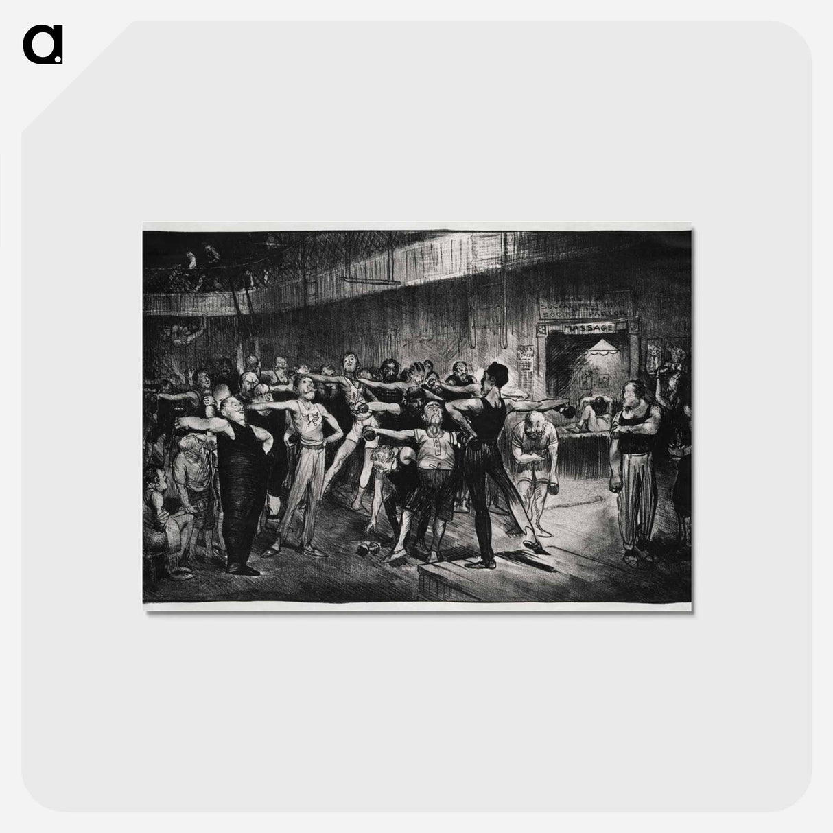 アートポストカード-Business-men's Class
 - ボストン公共図書館 Postcard.