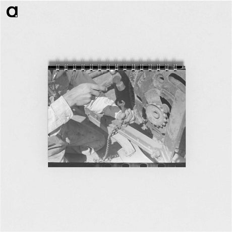 アートメモ帳-Chain Repair, Texas Farm
 - ラッセル リー Memo.