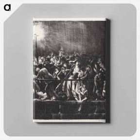 アートパネル-The Crowd
 - ボストン公共図書館 Canvas.
