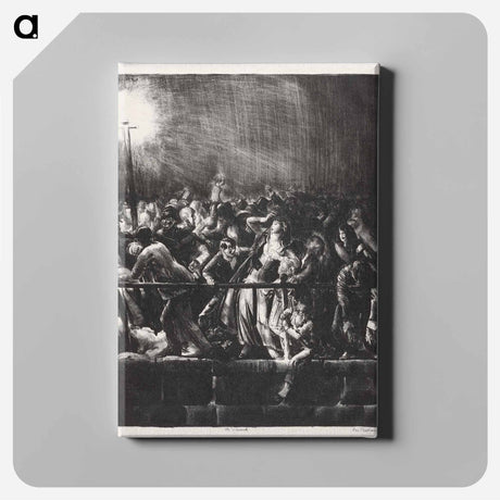 アートパネル-The Crowd
 - ボストン公共図書館 Canvas.