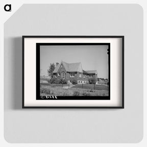 アートポスター-Mormon Farmhouse, Mendon
 - ラッセル リー Poster.