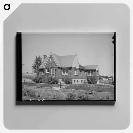 アートパネル-Mormon Farmhouse, Mendon
 - ラッセル リー Canvas.