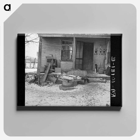 アートパネル-Morgenflash Farmhouse
 - ラッセル リー Canvas.