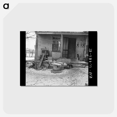 アートポストカード-Morgenflash Farmhouse
 - ラッセル リー Postcard.