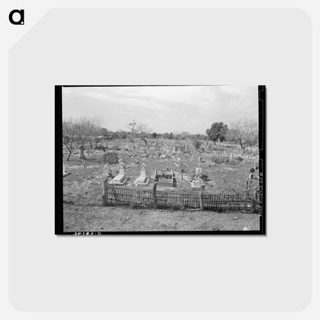 アートポストカード-Mexican Cemetery, Raymondville
 - ラッセル リー Postcard.