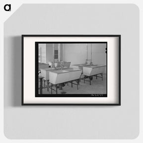アートポスター-Laundry Tubs at Sinton
 - ラッセル リー Poster.