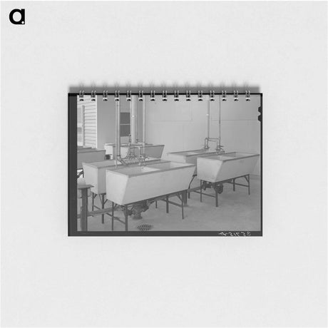 アートメモ帳-Laundry Tubs at Sinton
 - ラッセル リー Memo.
