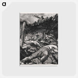 アートポストカード-The Charge, Left Detail
 - ボストン公共図書館 Postcard.