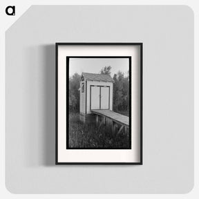アートポスター-Privy Adjacent to Barroom
 - ラッセル リー Poster.