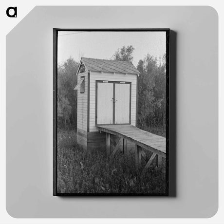 アートパネル-Privy Adjacent to Barroom
 - ラッセル リー Canvas.