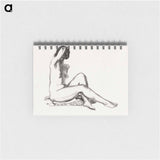 アートメモ帳-Nude on Flowered Cushion
 - ボストン公共図書館 Memo.