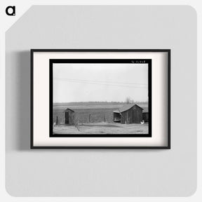 アートポスター-Farmyard near Chicot, Arkansas
 - ラッセル リー Poster.