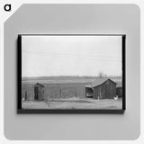 アートパネル-Farmyard near Chicot, Arkansas
 - ラッセル リー Canvas.