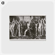 アートポストカード-The Barricade, First Stone
 - ボストン公共図書館 Postcard.