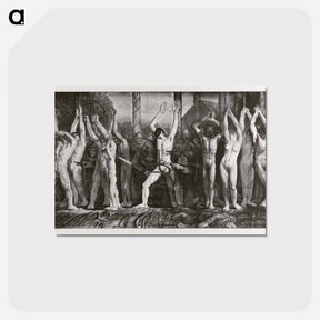 アートポストカード-The Barricade, First Stone
 - ボストン公共図書館 Postcard.