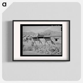 アートポスター-Winter Quarters at McDowell Mountain
 - ラッセル リー Poster.