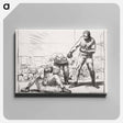アートパネル-A Knock Down
 - ボストン公共図書館 Canvas.