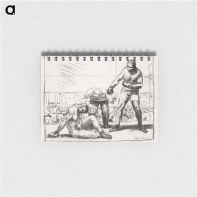 アートメモ帳-A Knock Down
 - ボストン公共図書館 Memo.