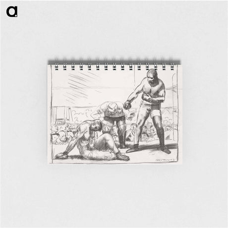 アートメモ帳-A Knock Down
 - ボストン公共図書館 Memo.