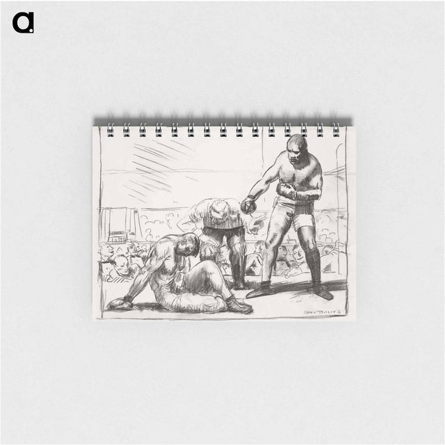 アートメモ帳-A Knock Down
 - ボストン公共図書館 Memo.